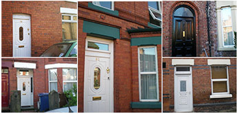 pastiche of houses